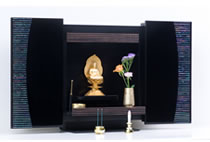 Buddhist altar and fittings